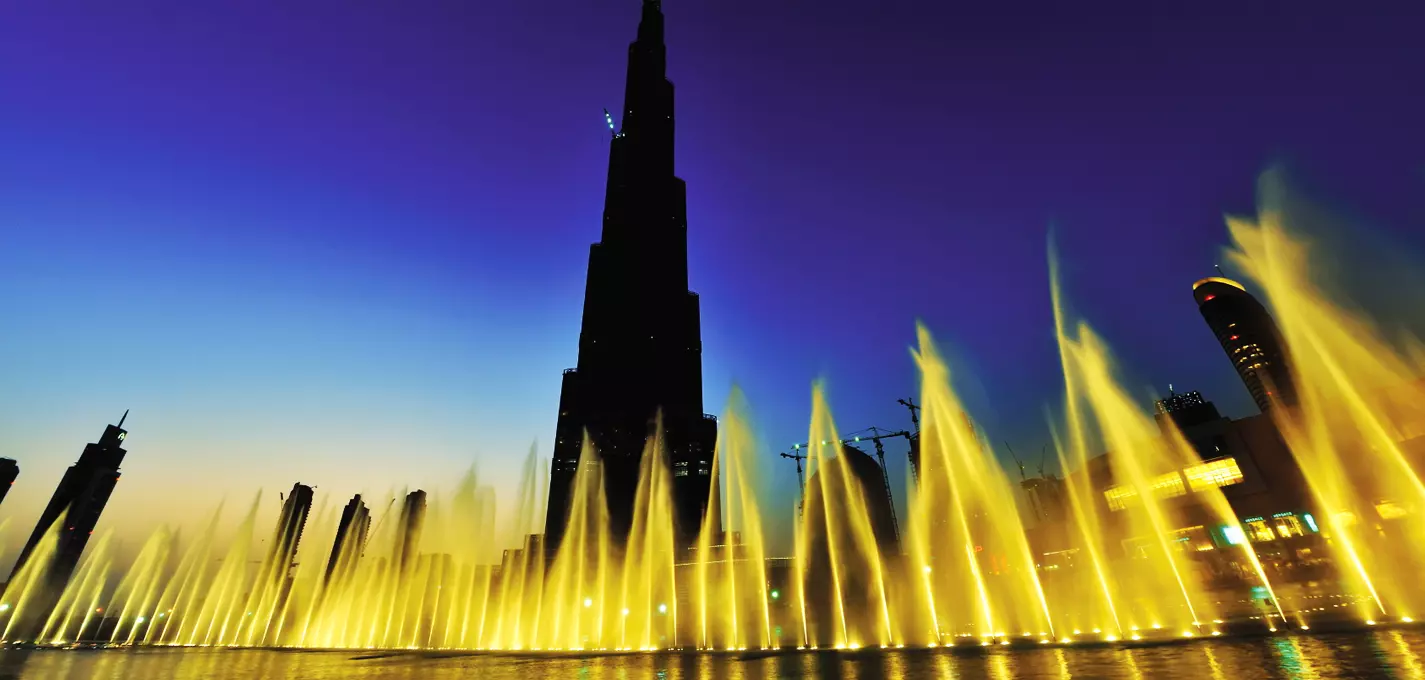 Burj Khalifa Water Fountain
